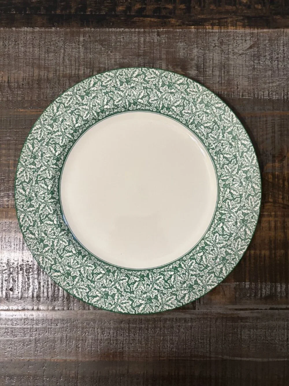 Spode Holly Tree Chargers - Pair 2 of 2